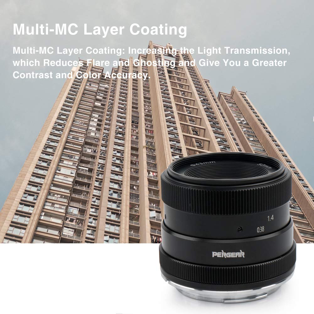 Amazon | Pergear 50mm F1.8 カメラレンズ ソニーEマウントカメラ用